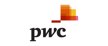 A logo for PwC, who is a sponsor for the Milken Institute's Global Investors' Symposium Hong Kong 2025.